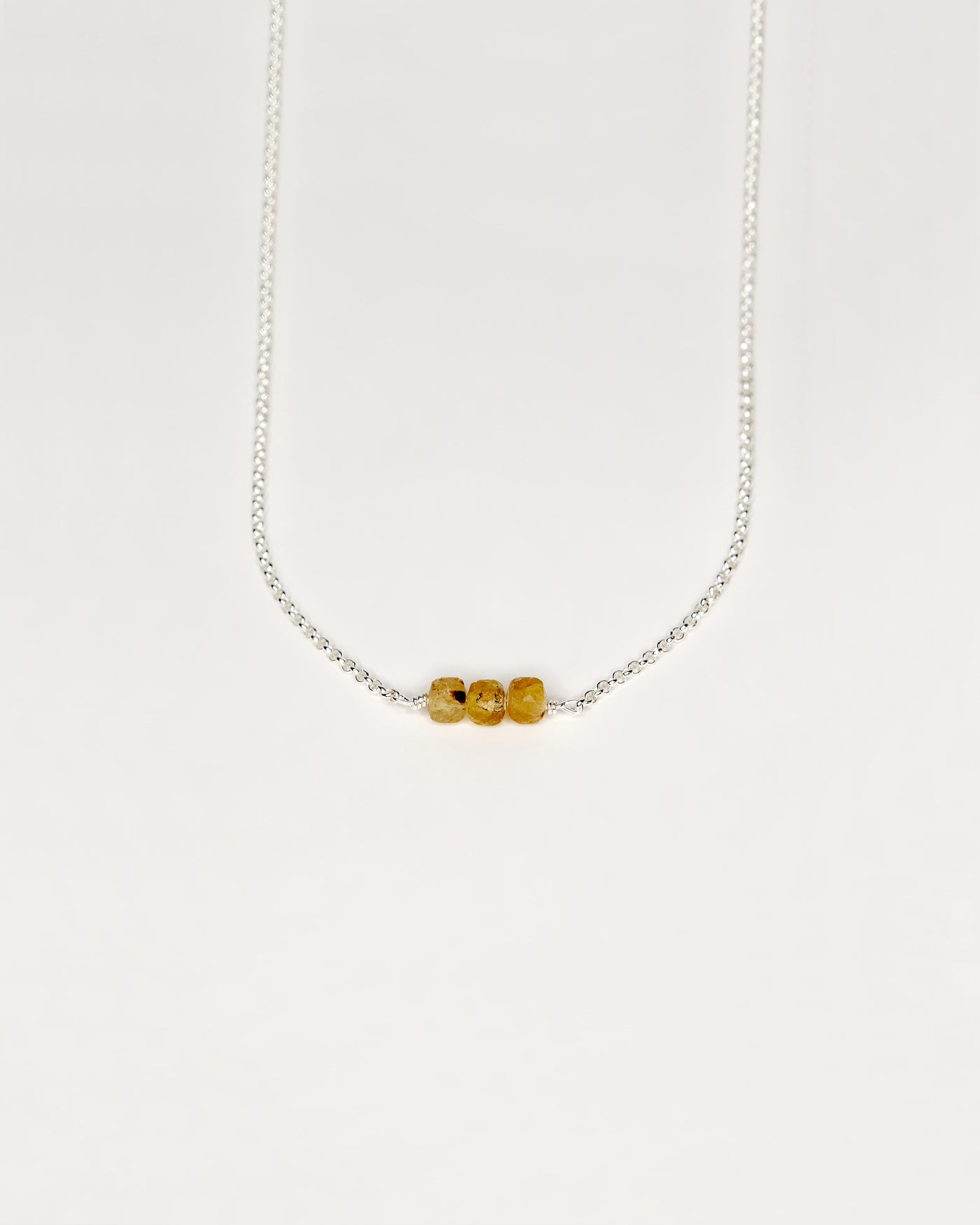 Soulkiss Necklace 'Golden Apatite'