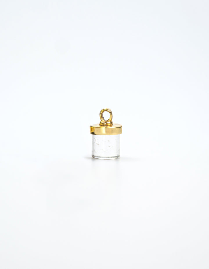 Bergkristall Charm (Gold / Silber)