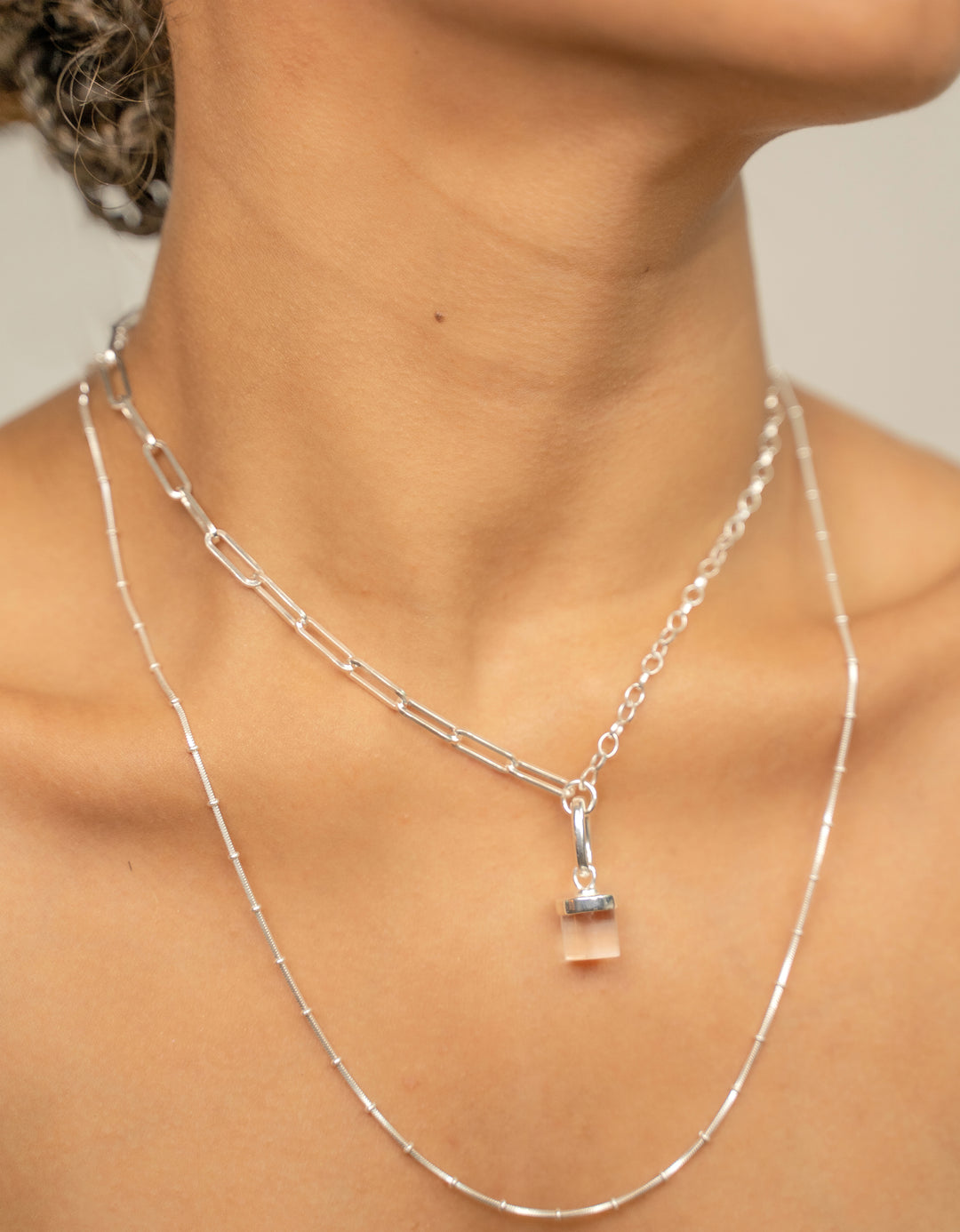 Wisdom Karma Necklace Silver