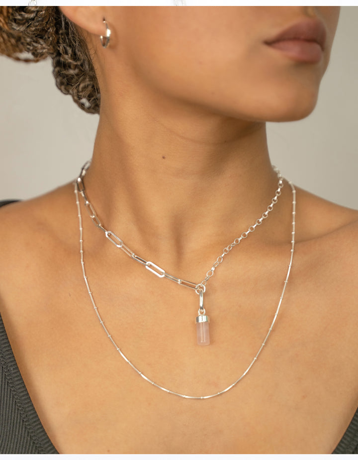 Self-love Karma Necklace Silver